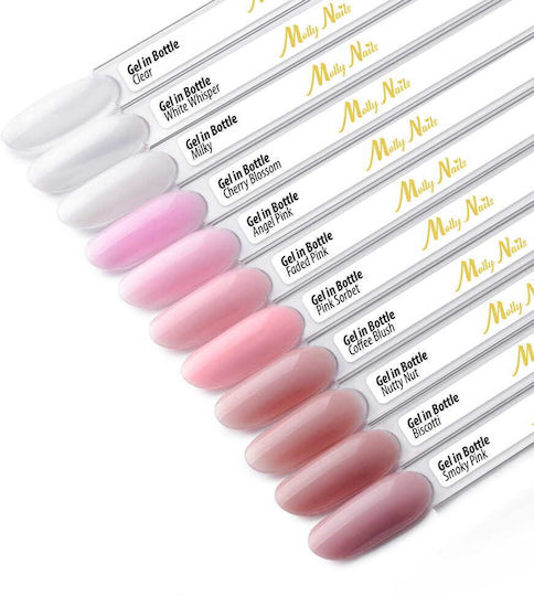 Bauherren-Gel In Flasche Pinselgel In Flasche Molly Nails Pro Salon Kaffee Blush Hema/di-hema Frei 15g