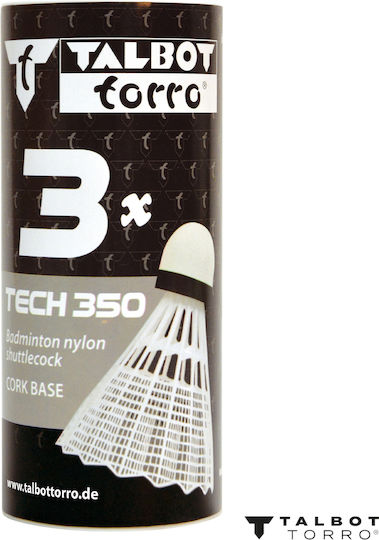 Talbot Torro Tech Φτερά Badminton 3τμχ