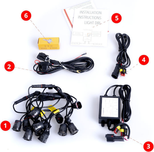 Einparts LED 10W 87cm mit Weiß Beleuchtung 1Stück