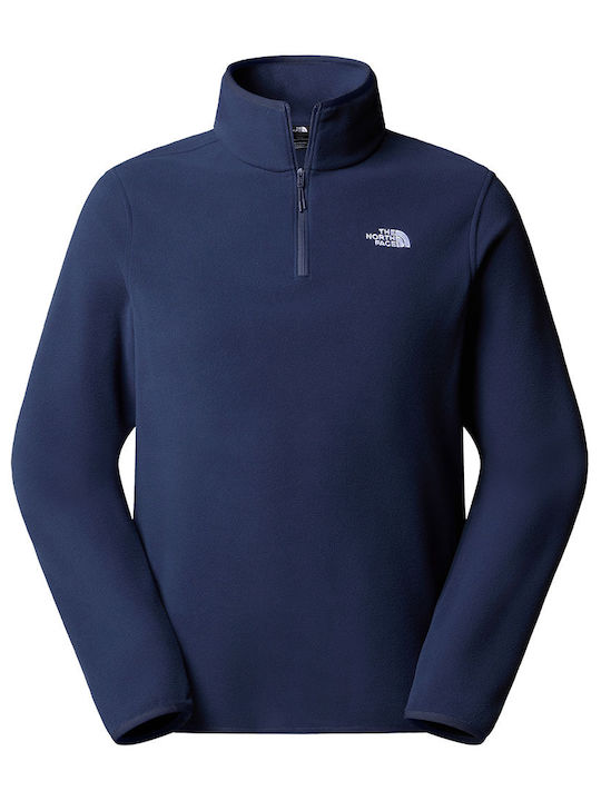 Glacier 1/4 Long Sleeve Blouse Navy Blue