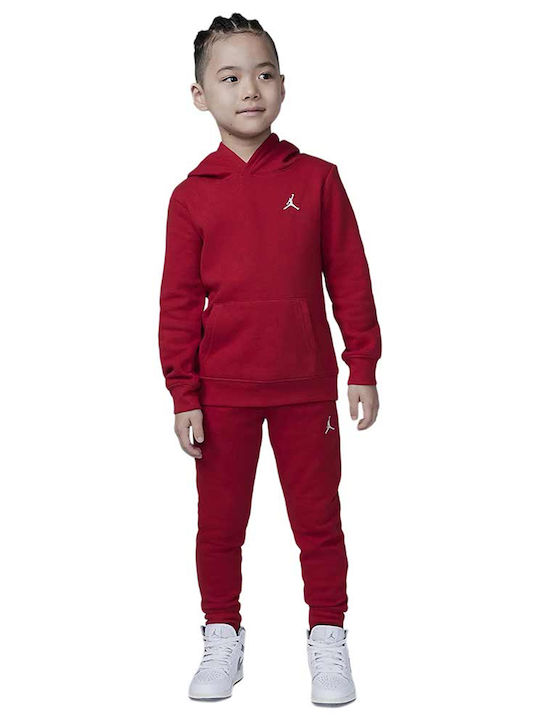 Kids Sweatpants Set Red 2pcs Jumpman