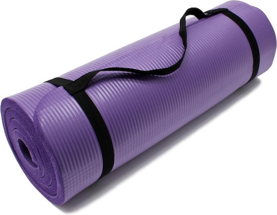 Wiltoc Covor de exerciții fizice Pilates Violet (180x60x1.5cm)