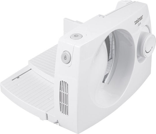 Κόφτης Τροφίμων Zelmer Zfs1016 150w Ρυθμιζόμενο Πάχος Κοπής 0-15 Mm Αφαιρούμενος Δίσκος Κοπής Τρο