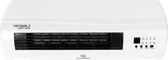 Detoolz Вентилаторен нагревател Стая За стена 2000W