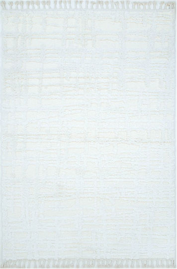 Ezzo Shaggy B723a1a Σετ Χαλιά Κρεβατοκάμαρας Cream 12-B723A1A 3τμχ