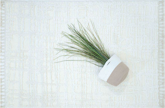 Ezzo Shaggy B723a1a Σετ Shaggy Χαλιά Κρεβατοκάμαρας Cream 12-B723A1A 3τμχ