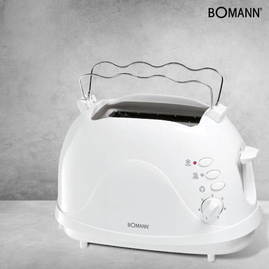 Bomann TA 246 CB Φρυγανιέρα 2 Θέσεων 700W Λευκή
