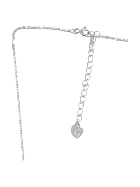 Prince Silvero Necklace Eye from Silver with Zircon
