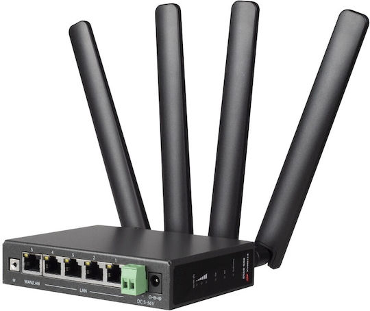 Wl-router D5g-8459 Industrial Din Rail 5g Nr Black