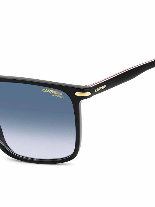Carrera Unisex Sunglasses With Black Horn-Rimmed Frame And Grey Lens 366/S OIT/08