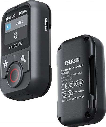 Wireless Remote Control Bt Gopro Hero 13 12 11 10 9 8 Black Max Telesin Ip54 S5-rmt-01-tgp T13