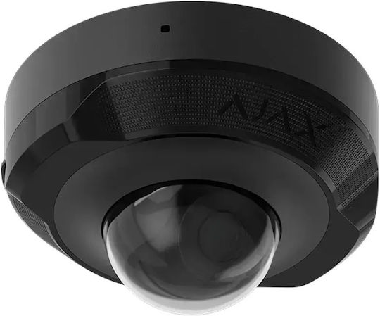Ajax Systems Dome Cam Mini IP Surveillance Camera Wi-Fi 4K Waterproof with Microphone and 2.8mm Lens