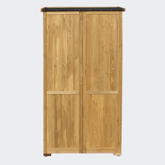 Dulap cu două uși Lemn cu 2 Rafturi 87x47x160cm