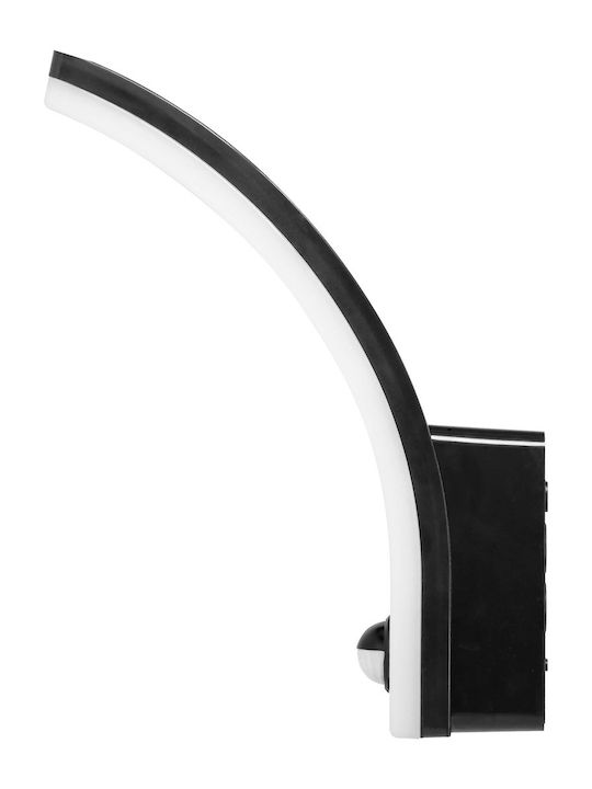 Orno Επιτοίχιο Εξωτερικό Φωτιστικό LED IP65 20W με Φυσικό Λευκό Φως