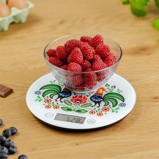 Zelmer Ψηφιακή Ζυγαριά Κουζίνας έως 5kg Λευκή