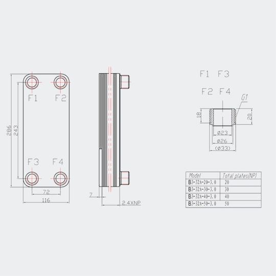 Wiltoc Heat Exchanger for Heat Pump