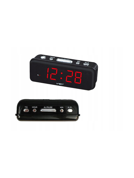 Ceas Digital de Masă cu Alarmă Negru AT00001562