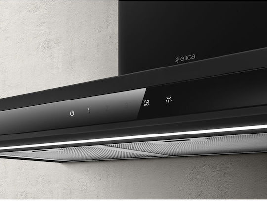Elica Adéle BL MAT/A/90 Chimney Vent Hood 90cm Black
