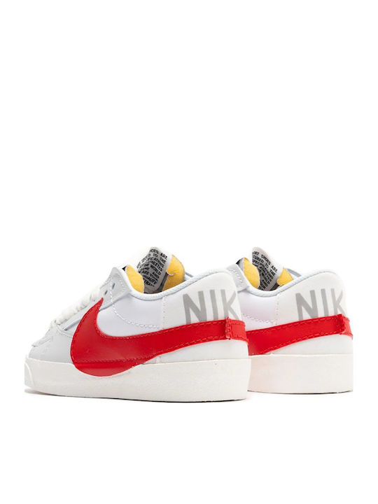 Blazer Low '77 Jumbo Плоски Маратонки White / Photon Dust / Light Smoke Grey / University Red