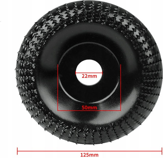 Disc De Șlefuire Din Lemn Convex Rasp 125mm
