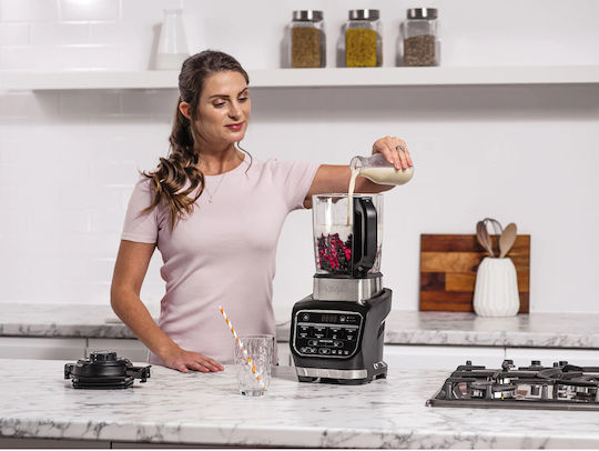 Ninja Foodi Blender & Soup Maker Blender with Glass Jug 1.7 lt 1000W Black