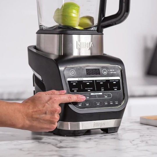 Ninja Foodi Blender & Soup Maker Blender with Glass Jug 1.7 lt 1000W Black