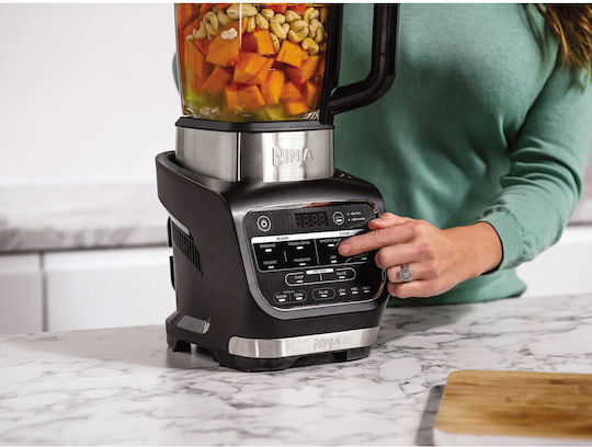 Ninja Foodi Blender & Soup Maker Blender with Glass Jug 1.7 lt 1000W Black