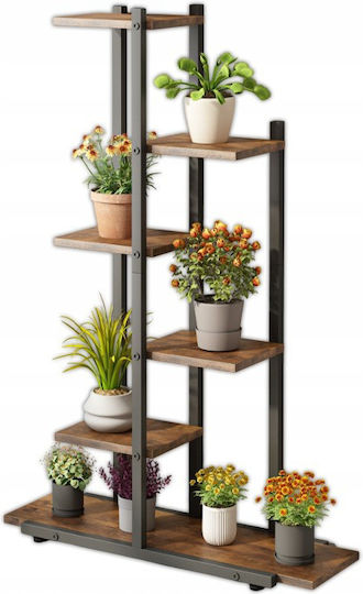 Suport pentru Flori Suport pentru Plante Ghivece Raft Rustic Rafturi din Lemn