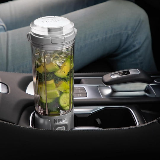 Ninja Blast Μπλέντερ με Πλαστική Κανάτα 530 ml 7.4V White