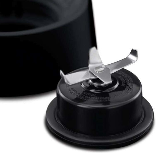 Russell Hobbs Matte Black Μπλέντερ με Γυάλινη Κανάτα 1.5 lt 650W Μαύρο