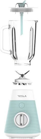 Tesla Delight Collection Mixer mit Glas Kanäta 1,5 l 500W Türkis
