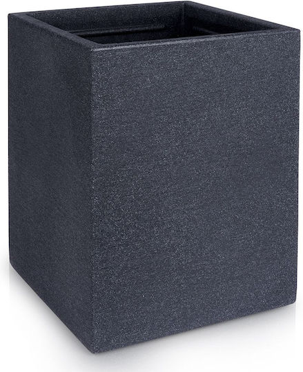 Greatstore Vilde Plastic Garden Pot Gray Square 29x40 Cm