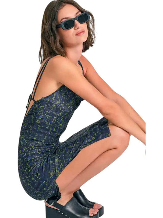 Sommer Midi Damenkleid FBL011-127-13 Mehrfarbig