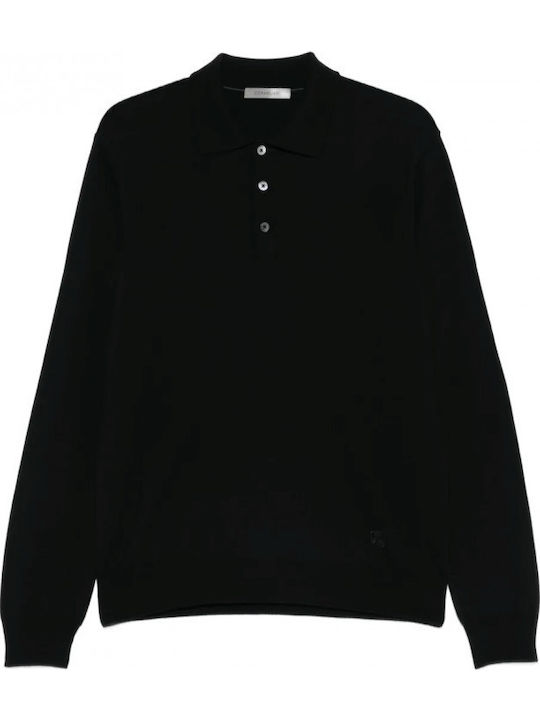 Herrenblusen Polo Schwarz