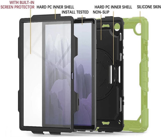 Case Samsung Galaxy A8 10.5" Stand Shoulder Strap Green