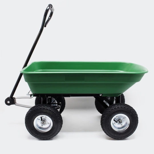 Dump Cart Garden Cart Plastic Four-wheel 55lt