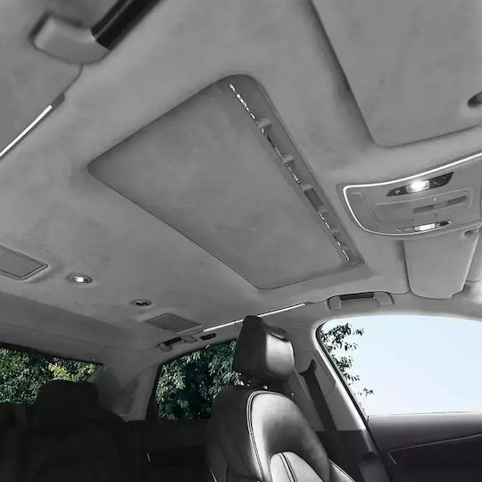 Alcantara Suede Fabric Sticker 60x100cm Car Interior Decoration – W17319-3g Gray