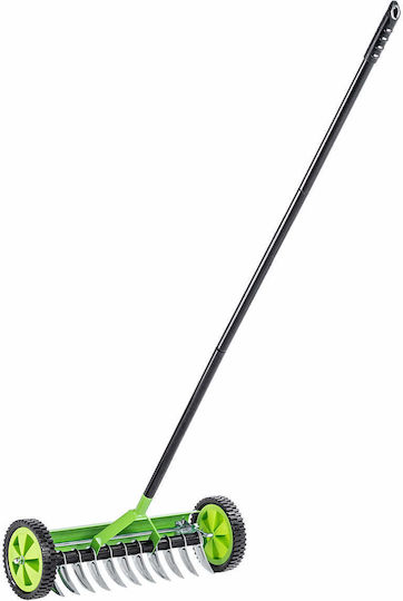 Kadax Scarifier Manual One-Sided On Wheels Lawns 140 X 48 Cm Green