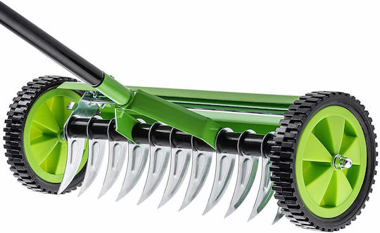 Kadax Scarifier Manual One-Sided On Wheels Lawns 140 X 48 Cm Green