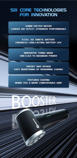 Suflantă de Aer Portabilă Tf50 70000 Rpm 500w Putere Pyramid 2000mah