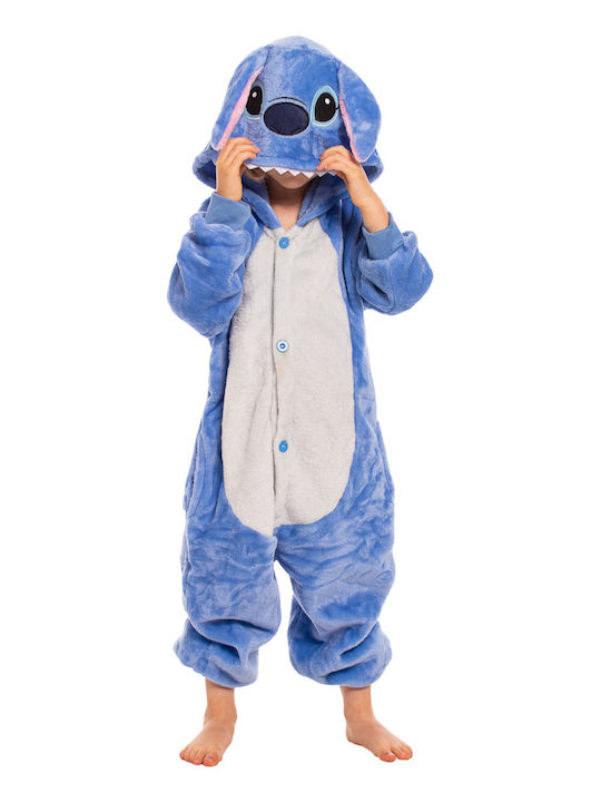 Kinder Einteiliger Schlafanzug Blue