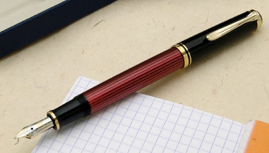 Pelikan Souveran M400 Stilou Extra Fine Cu Cerneală Neagră