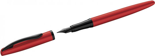 Pelikan Jazz Σετ Πένα Γραφής Medium από Ατσάλι με Μπλε Μελάνι