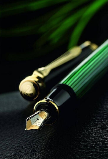 Pelikan Souveran M600 Πένα Γραφής Extra Fine με Μαύρο Μελάνι