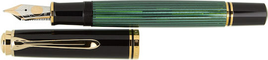 Pelikan Souveran M800 Писалка Широка с Червено Мастило