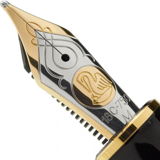 Pelikan Souveran M800 Писалка Широка с Червено Мастило