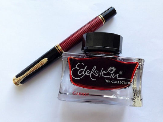 Pelikan Souveran M600 Πένα Γραφής Broad με Μαύρο Μελάνι