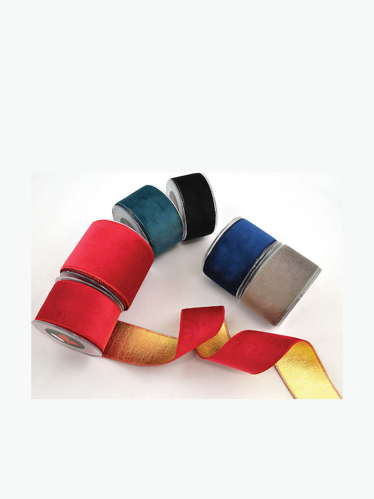 LiebeQueen Christmas Ribbon Black 450x5.2cm 1pc