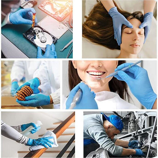 INTCO Nitrile Examination Gloves Blue 100pcs