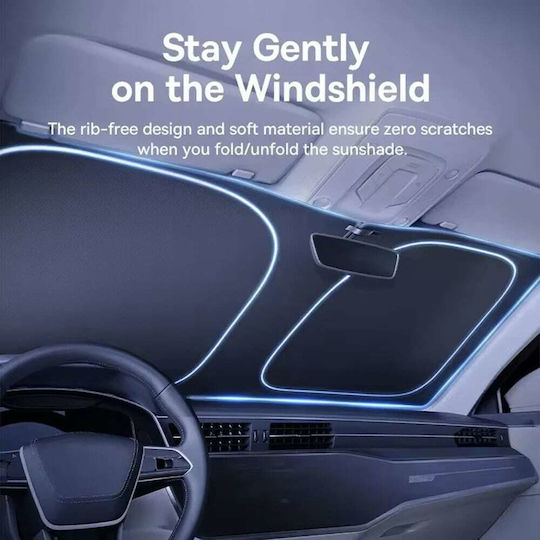 Baseus Windshield Sun Gotrip Dt1 Internal Car Windshield Sun Shade 150x80cm
